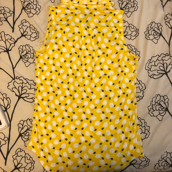 [ LOFT ] Lemon Collared Shell - Picture 3 of 4